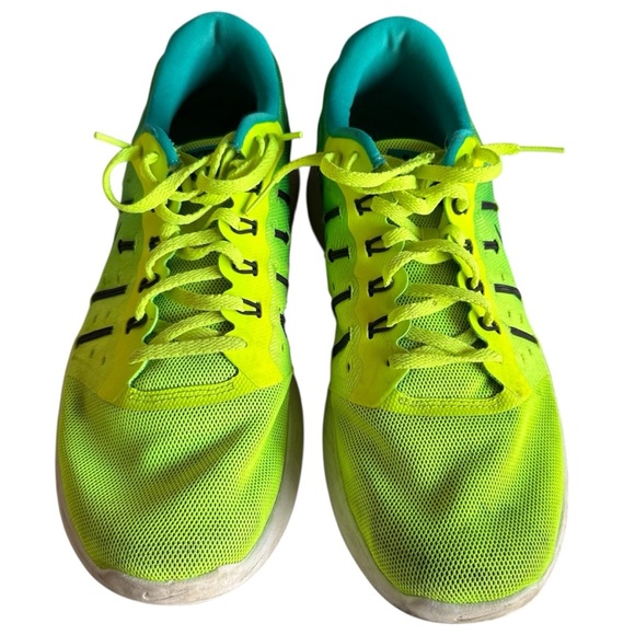 Nike Lunarstelos Volt/Rio Lace-up Men's Running Shoes 844591-700 Mens 11.5 - Picture 1 of 8